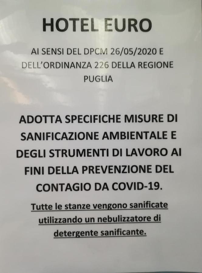 Hotel Euro San Giovanni Rotondo Buitenkant foto